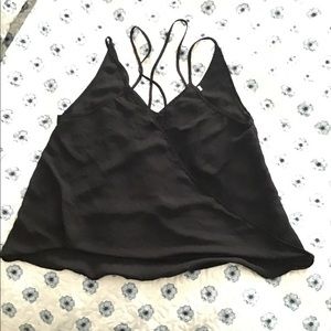 LUSH BLOUSE CROSS BACK